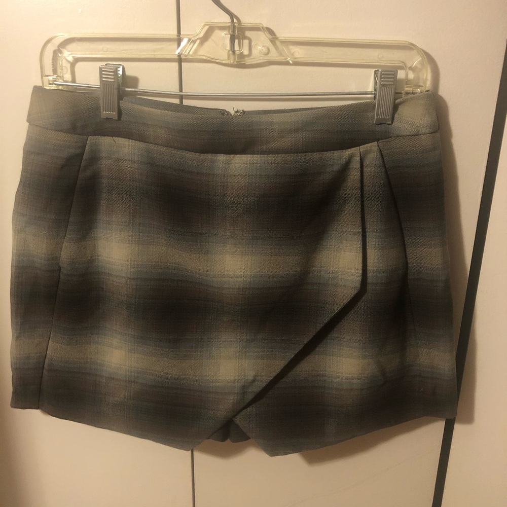 Plaid Skort size M